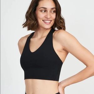 Spanx Longline Medium Impact Sports Bra Black